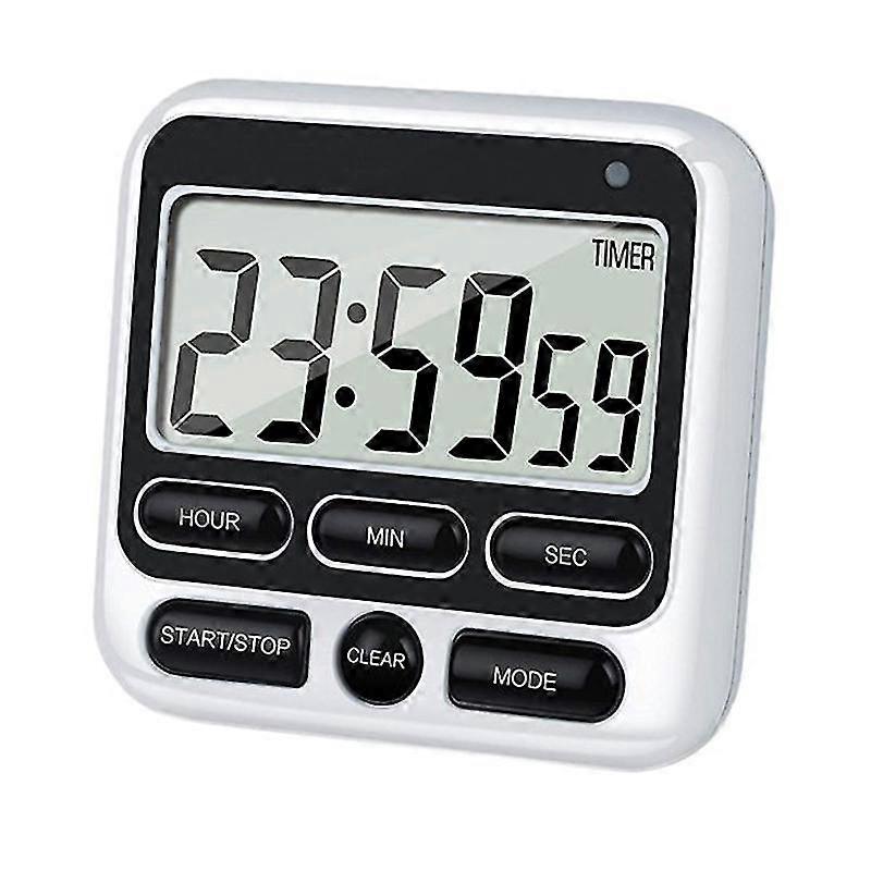 Kitchen Timer, Magnetic Kitchen Timer, with Adjustable Sound Alarm and Memory Function for Cooking
