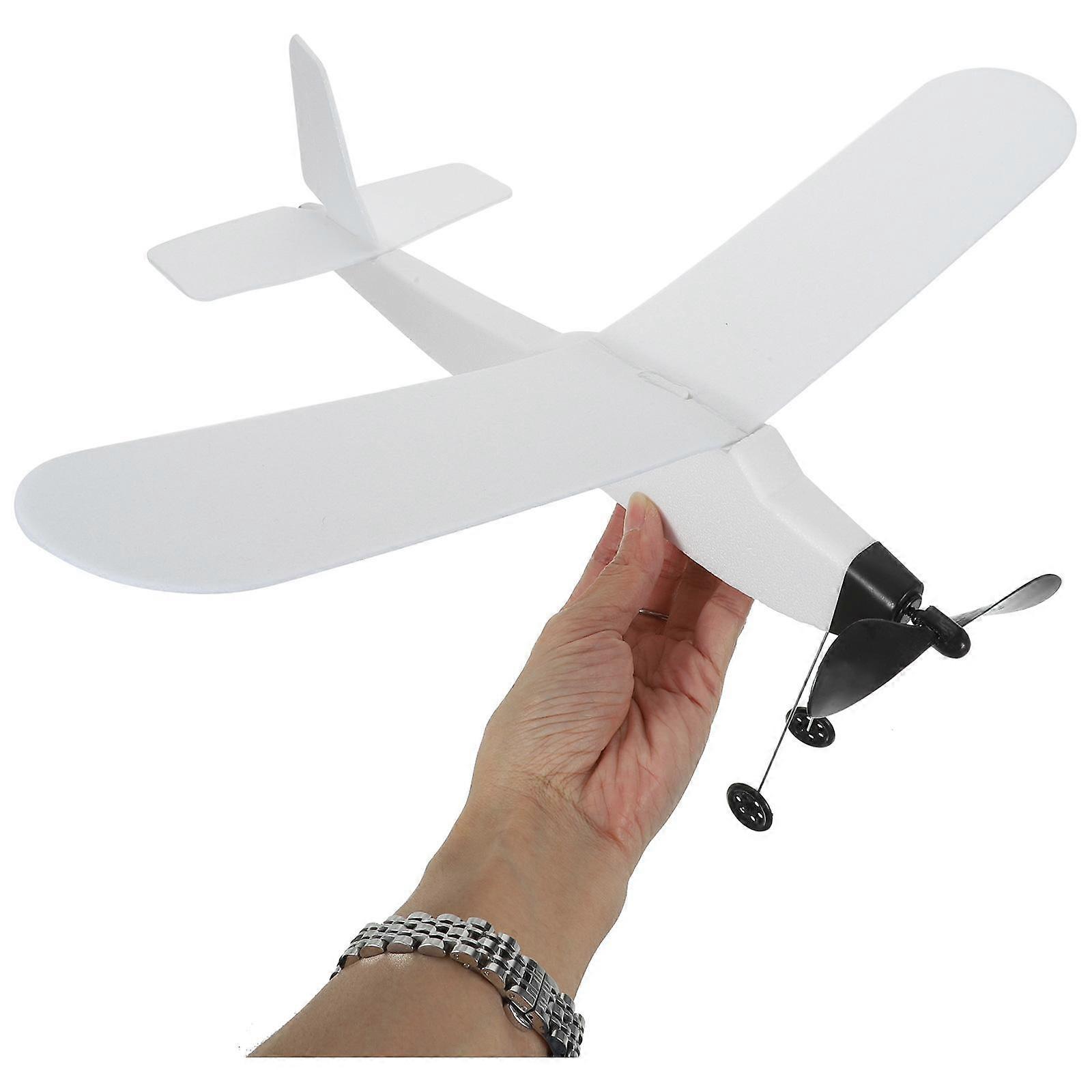 Kids Playset Rubber Band Glider DIY Airplane Toys Airplanes Handmade Foam Educational Playthings Child