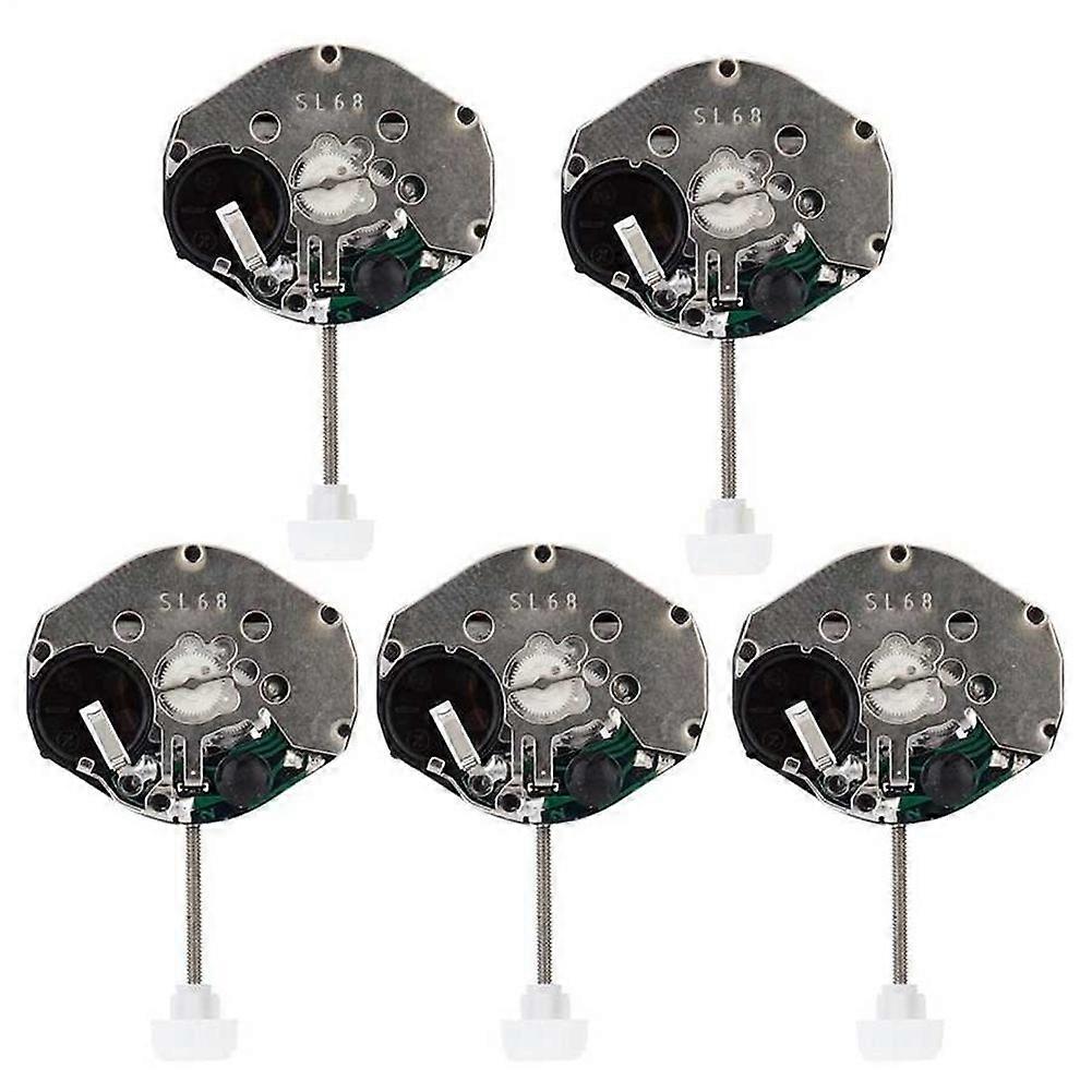5 stuks SL68 Quartz Watch Movement Vervanging voor horlogemaker repareren Tool accessoire hoge kwaliteit Wa