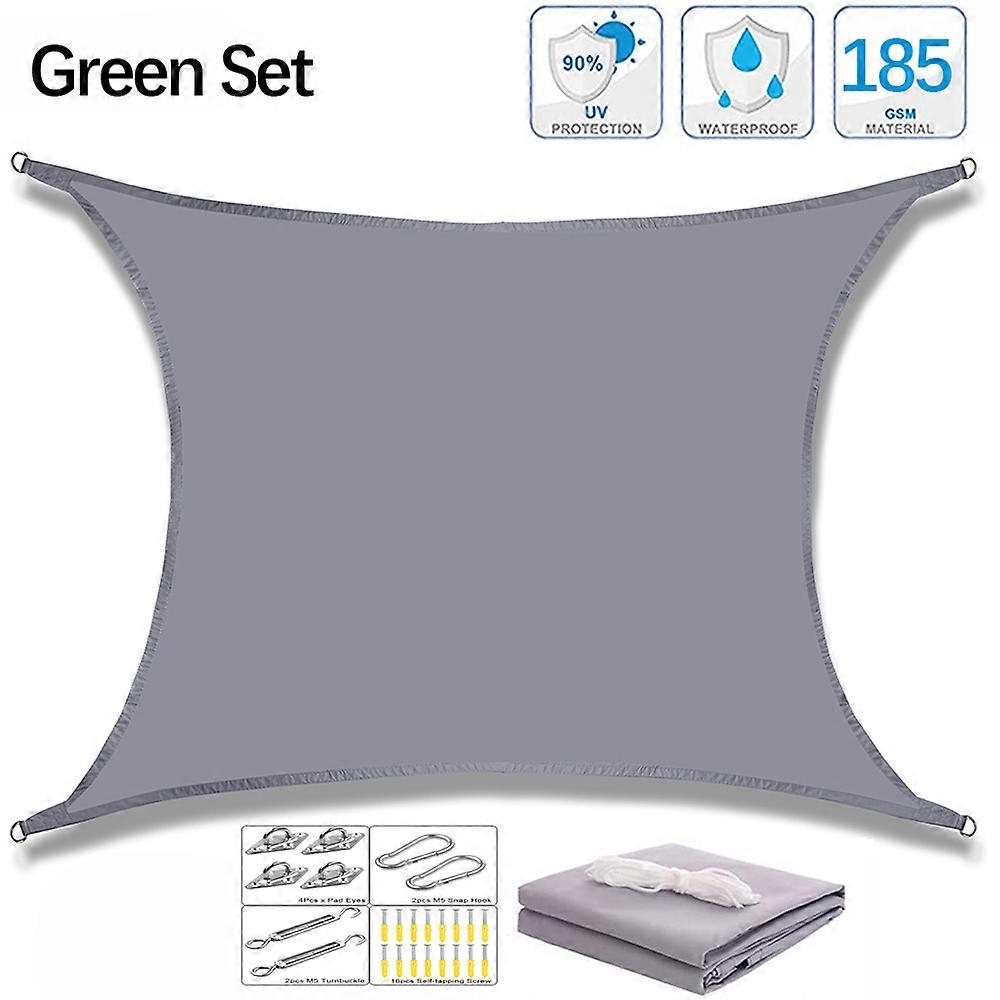 300Dポリエステル防水UV耐性シェードセイル屋外日よけサンシャインキャノピー