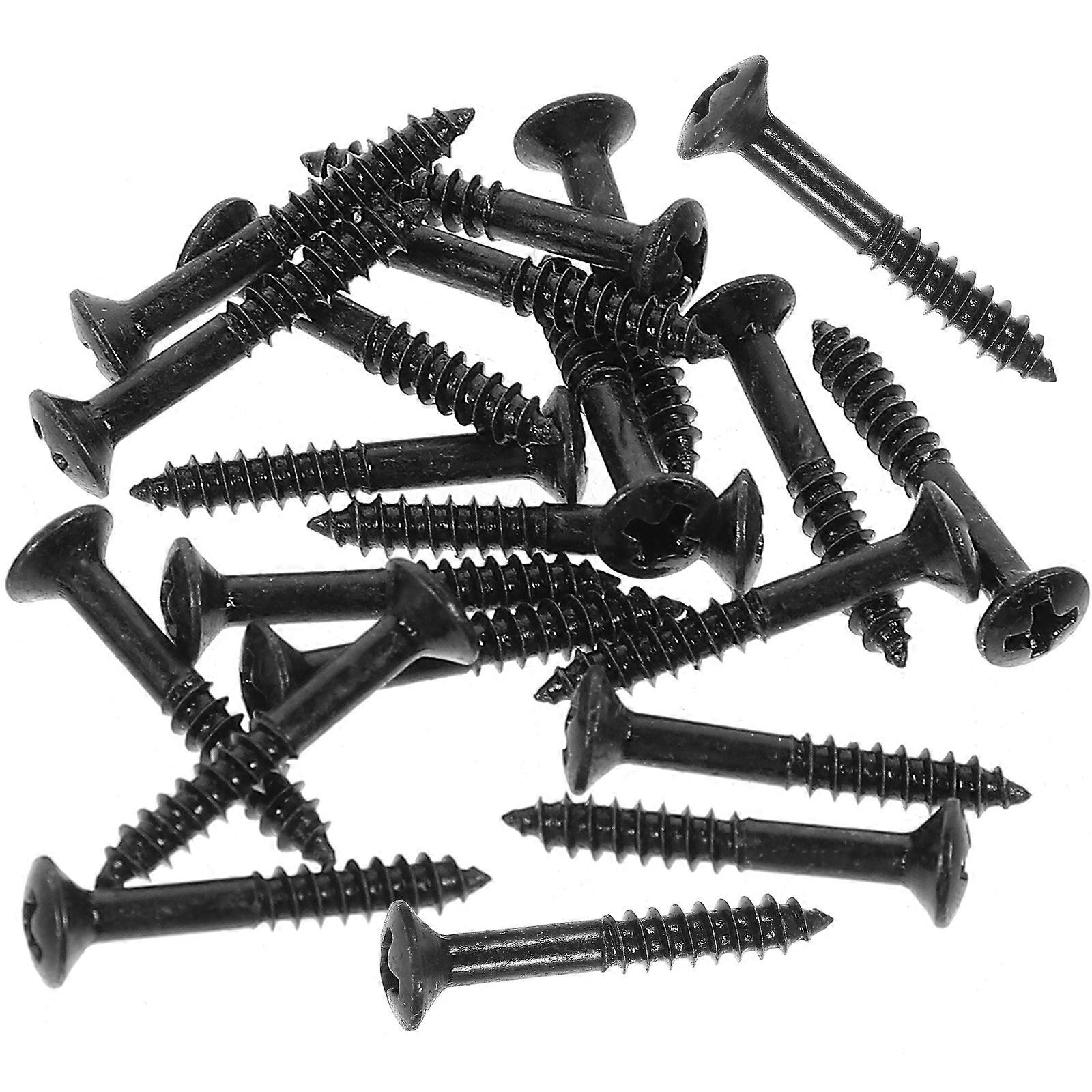 40pcs Gitarr Pickup Ring Monteringsskruvar Elgitarr Bas Pickup Skruvar