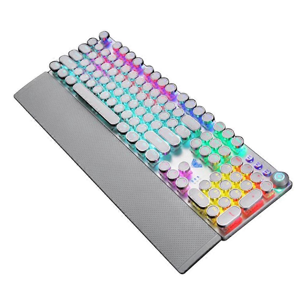 Real Mechanical Keyboard Green Axis Keyboard Game Desktop Notebook Computer Office Wired Keyboard for Laptop Computer PC Games