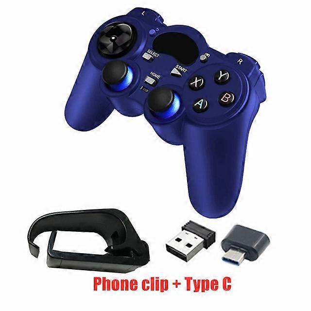 USB 2.4G Wireless Game Controller Gamepad with OTG Converter for PS3/Super Console/Smartphone/TV Box