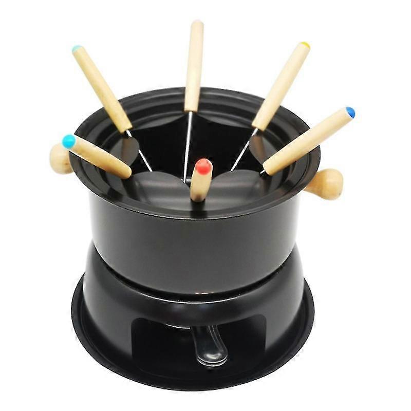 Ensemble de machine à fondue au chocolat multifonction en acier au carbone Crème glacée au chocolat Fromage chaud Melting Po SENZHE SHOP