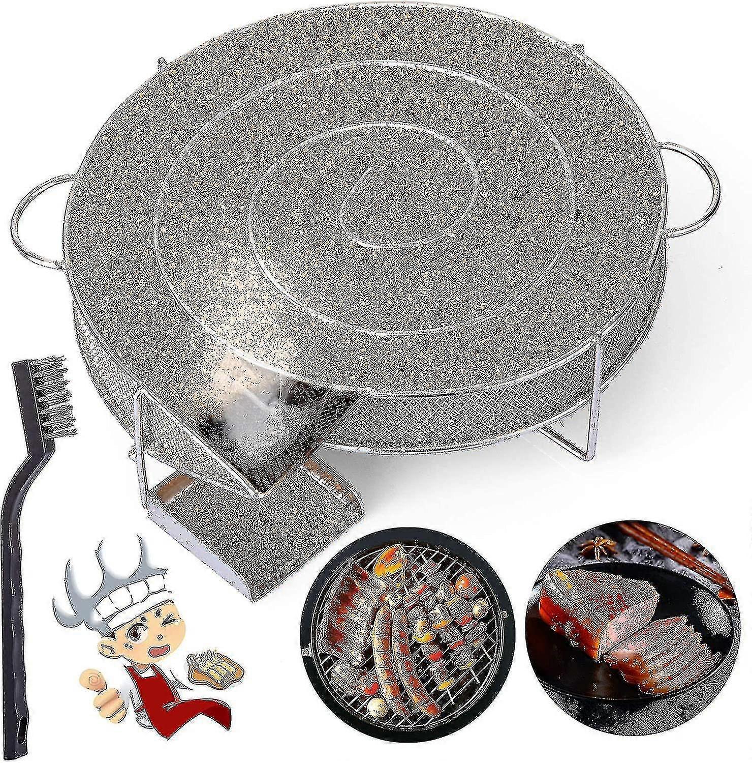 Cold Smoke Generator For Fish Meat Smoking Smoker With Brush Grill Grill Cleaning