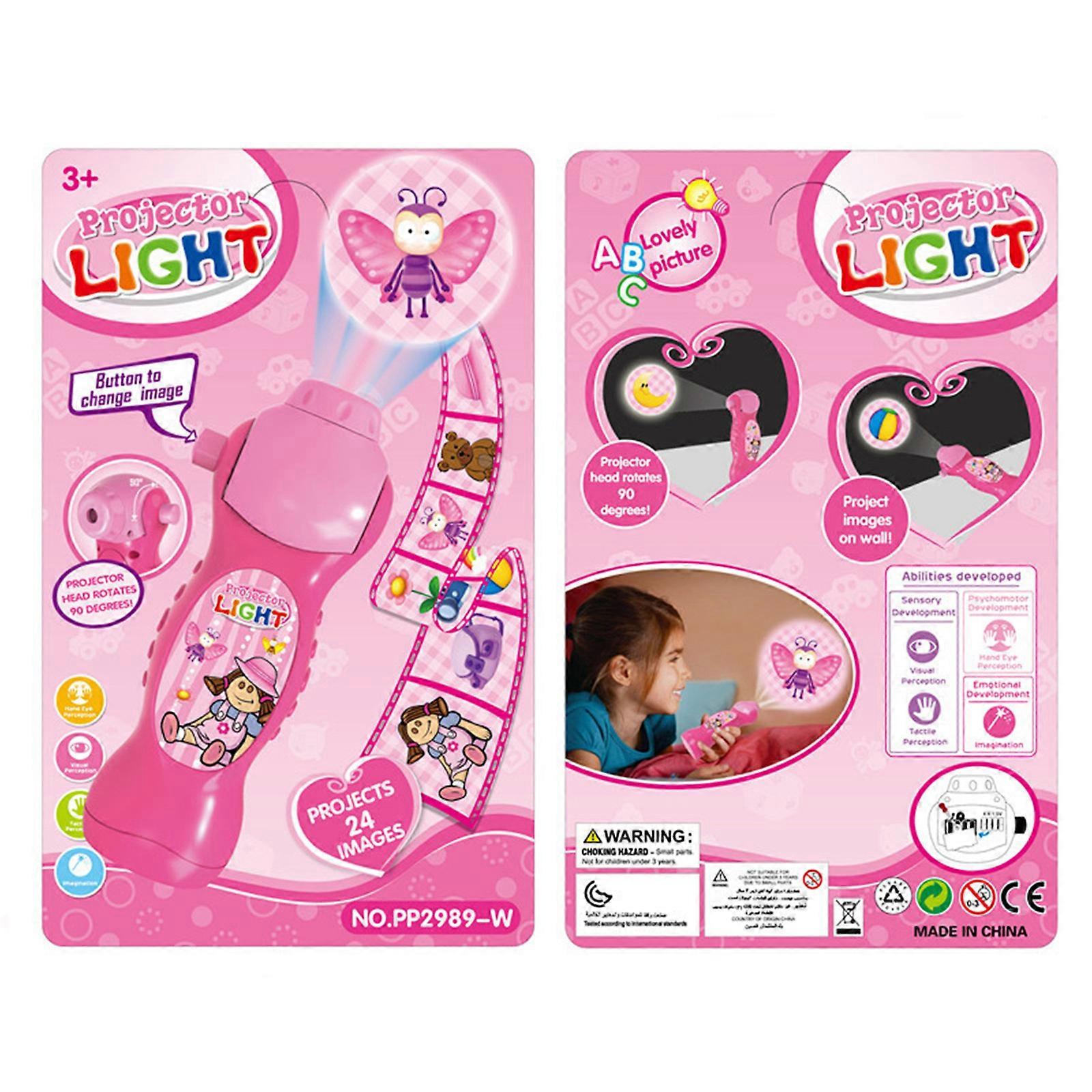 24 Patterns Flashlight Kids Toys Cartoon Dinosaur Projectors Lamp Christmas Gift for Children
