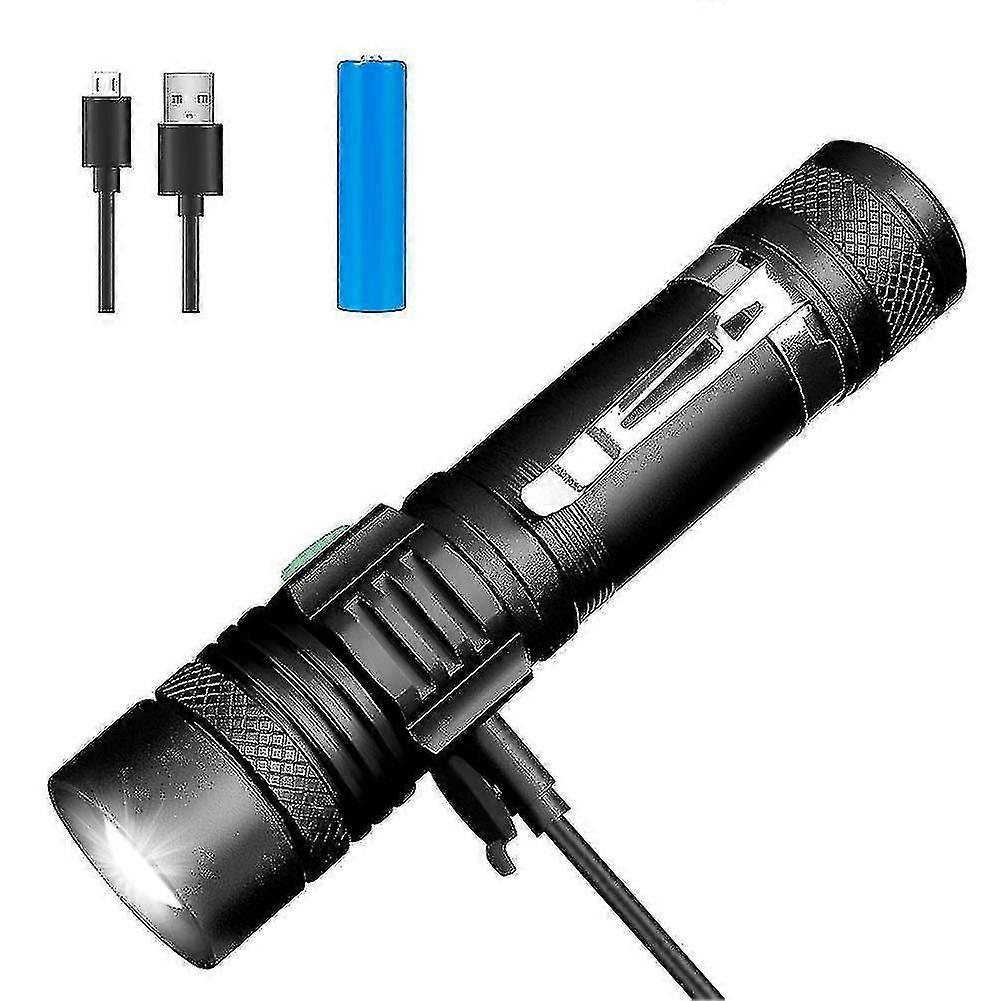 Led Flashlight, Usb Rechargeable Flashlights, Led Flashlight Extremely Bright