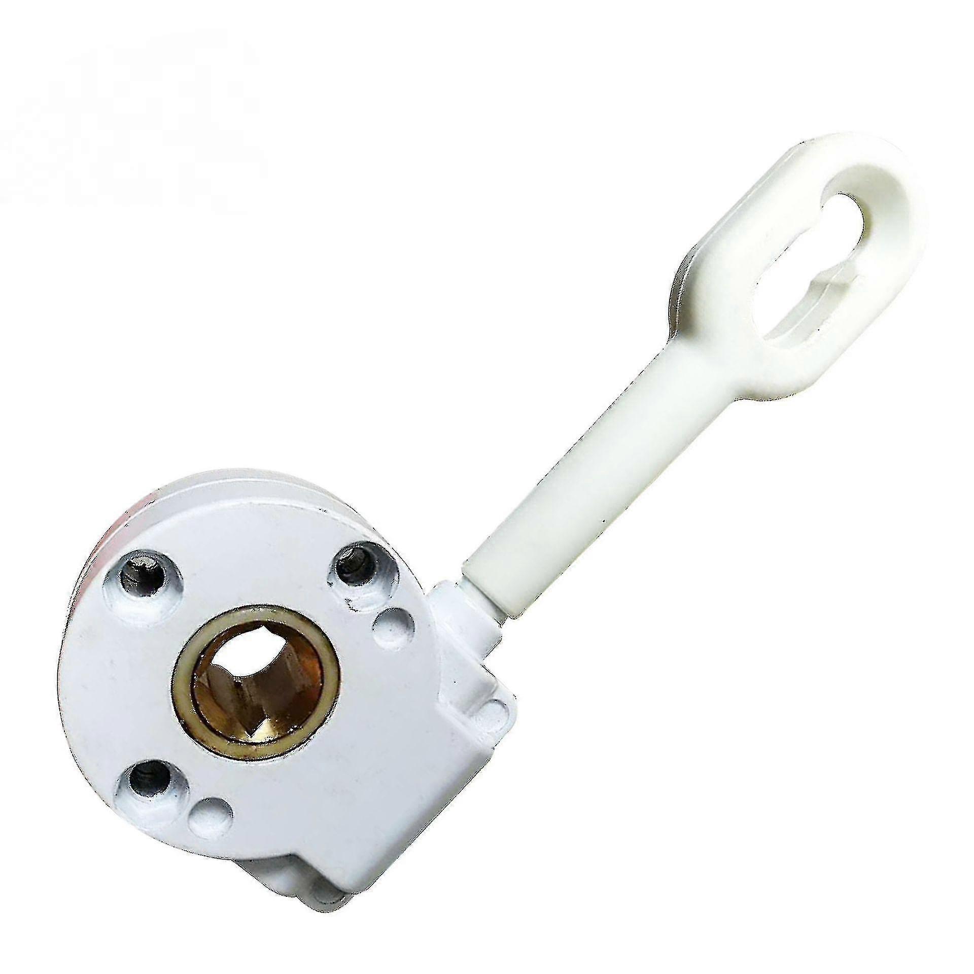 Awning Winch With Fixing Screws To The Bracket, White