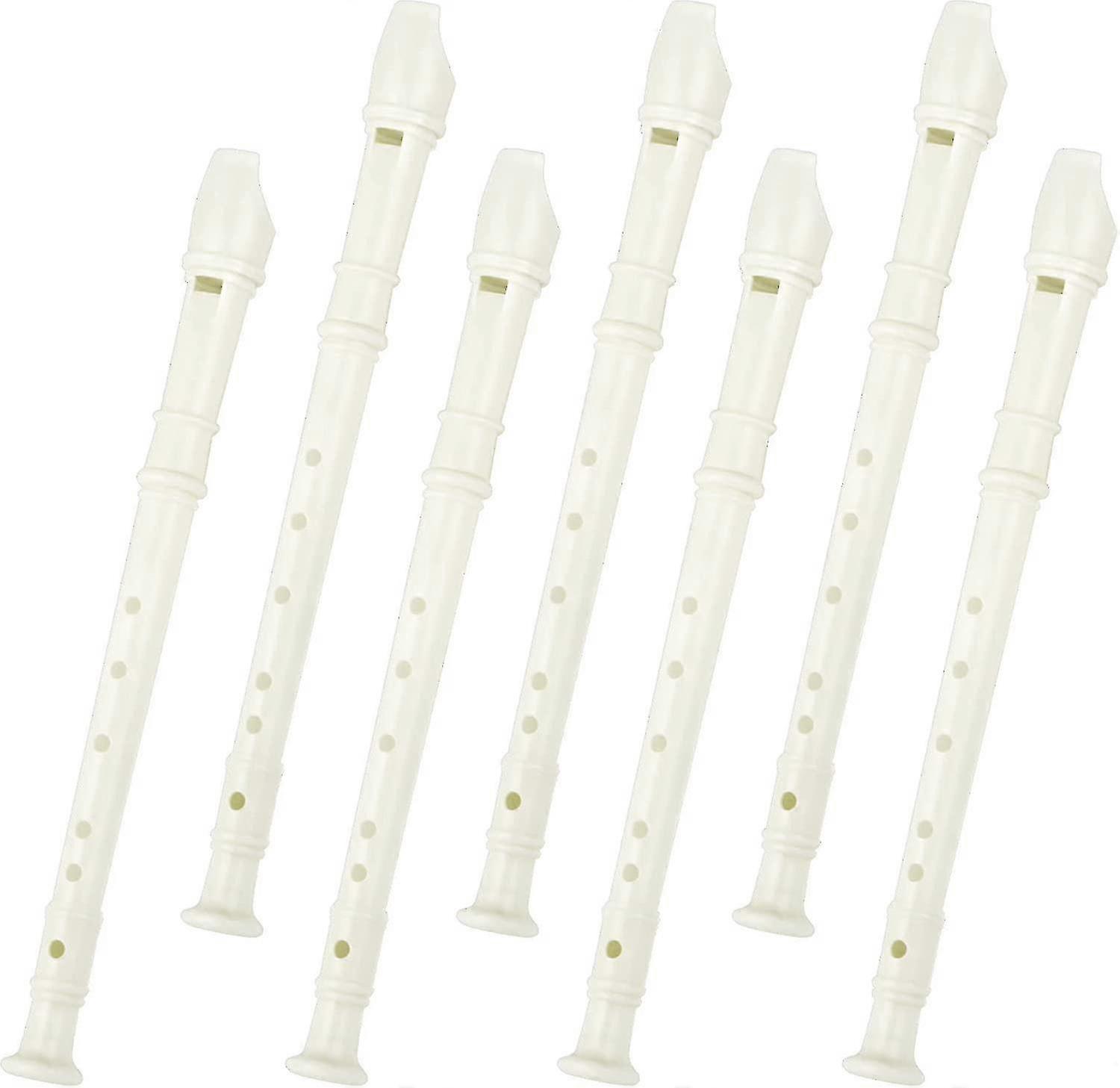 12 Pack Soprano Descant Recorder for Kids, 6 Hole ABS German Style Flauta Musical Instruments with Cleaning Rods for Beginners Music Teaching