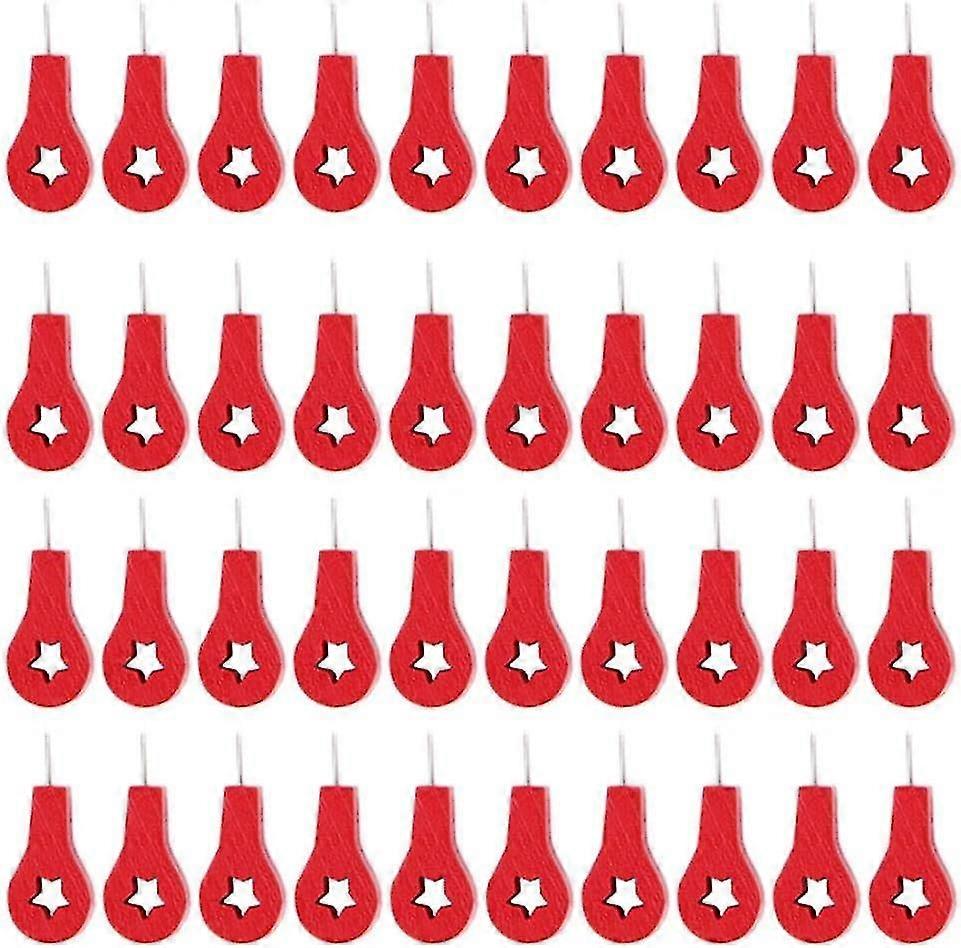 40pcs Push Pins, Decorative Red Push Pins, Map Pattern Marking Pins For Cork Board, Office, School