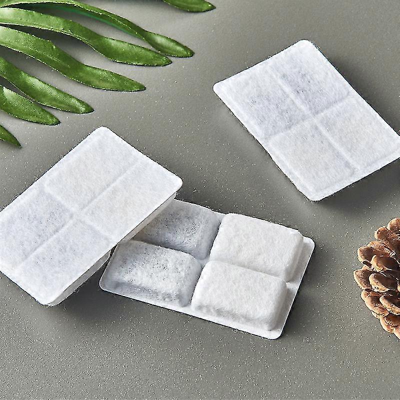 6pcs Drinking Fountain Replacement Filter With Resin And Activated Carbon Flower Water Dispenser Filter