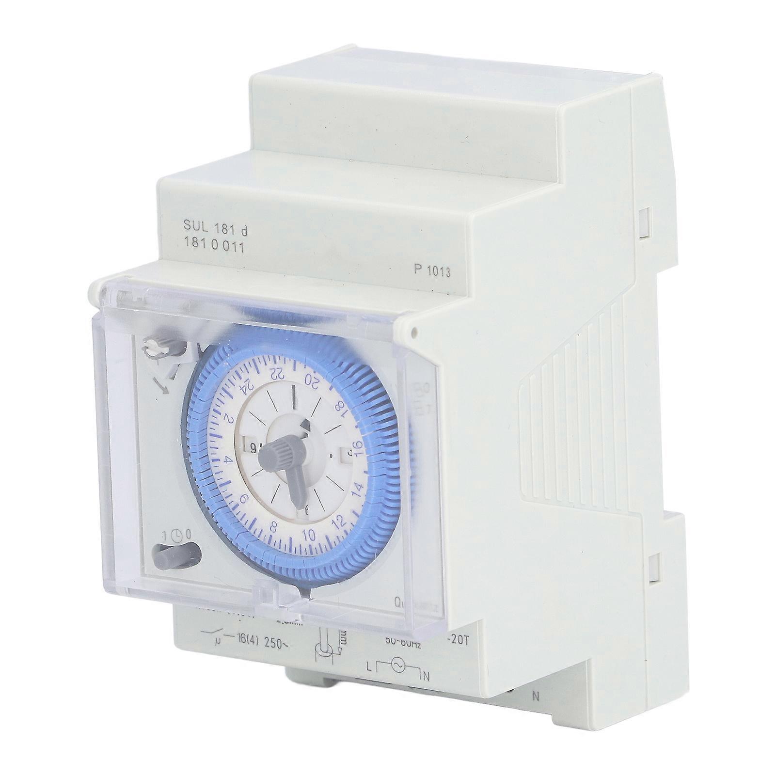 Mechanical Timer Switch 24 Hours Time Switch DIN Rail with Power Reserve SUL 181d 110?230V