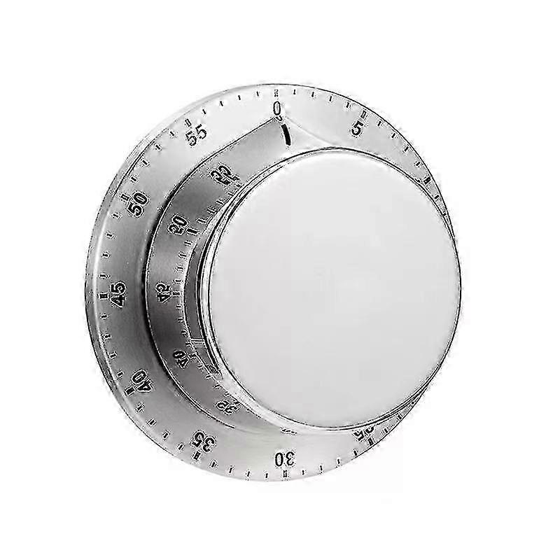 Kitchen Cooking Timer, Stainless Steel Mechanical Manual Magnetic Lock