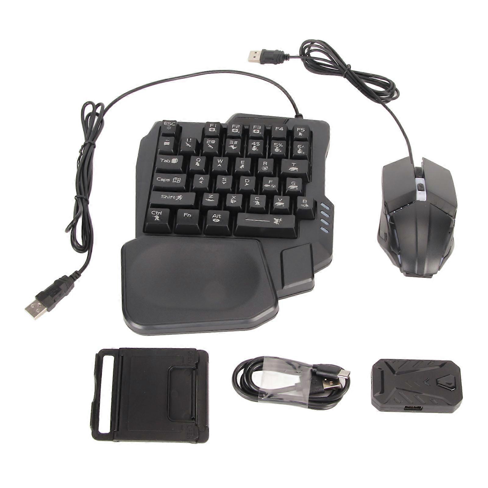 Set di convertitori per mouse con tastiera cablata Plug and Play Adattatore per convertitore di giochi mobili ad alta sensibilità per Android per Harmony YEMMA