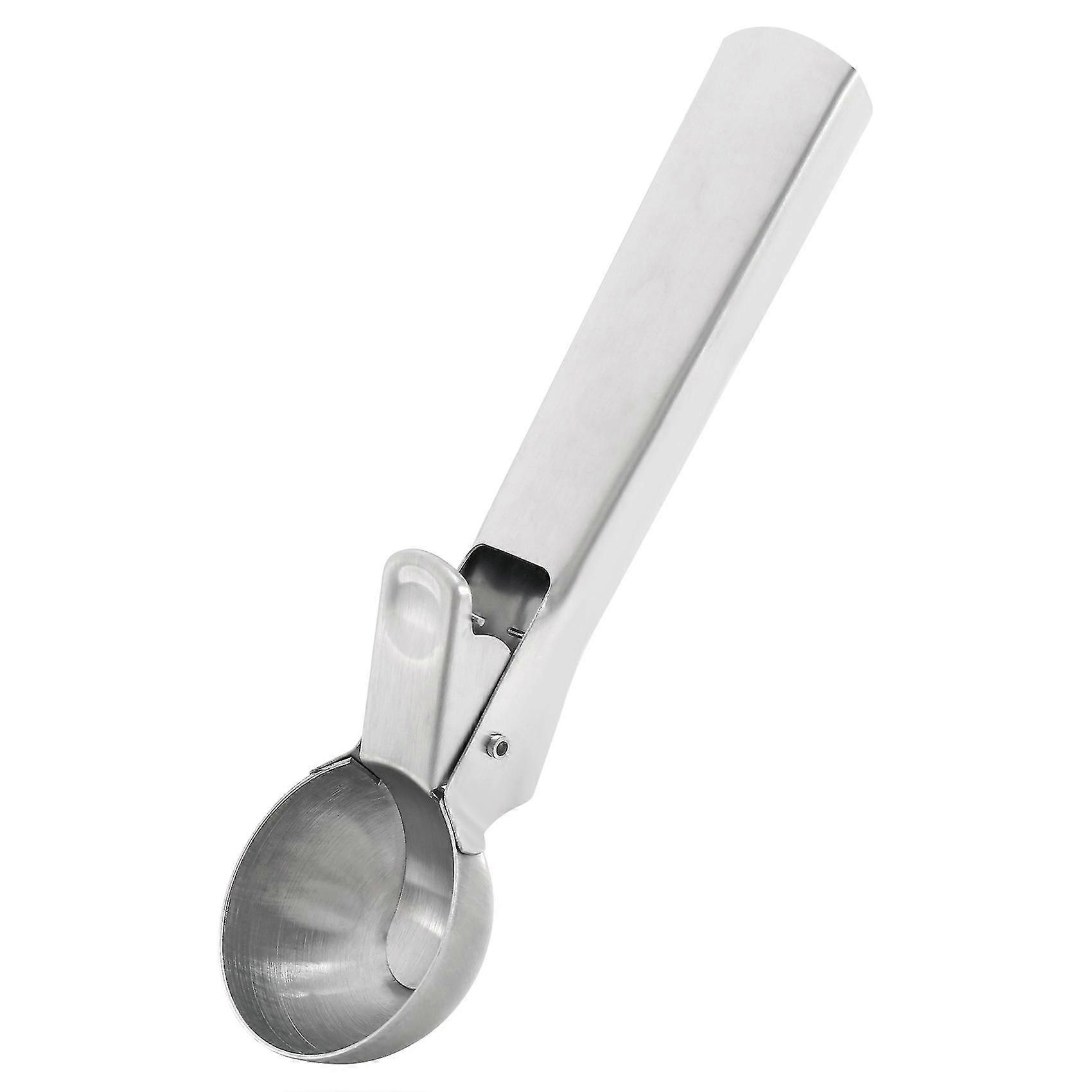 Stainless Steel Ice Cream Scoop, Easy to Trigger Release, Ice Cream Scoop with Comcompatible withtable Antifree