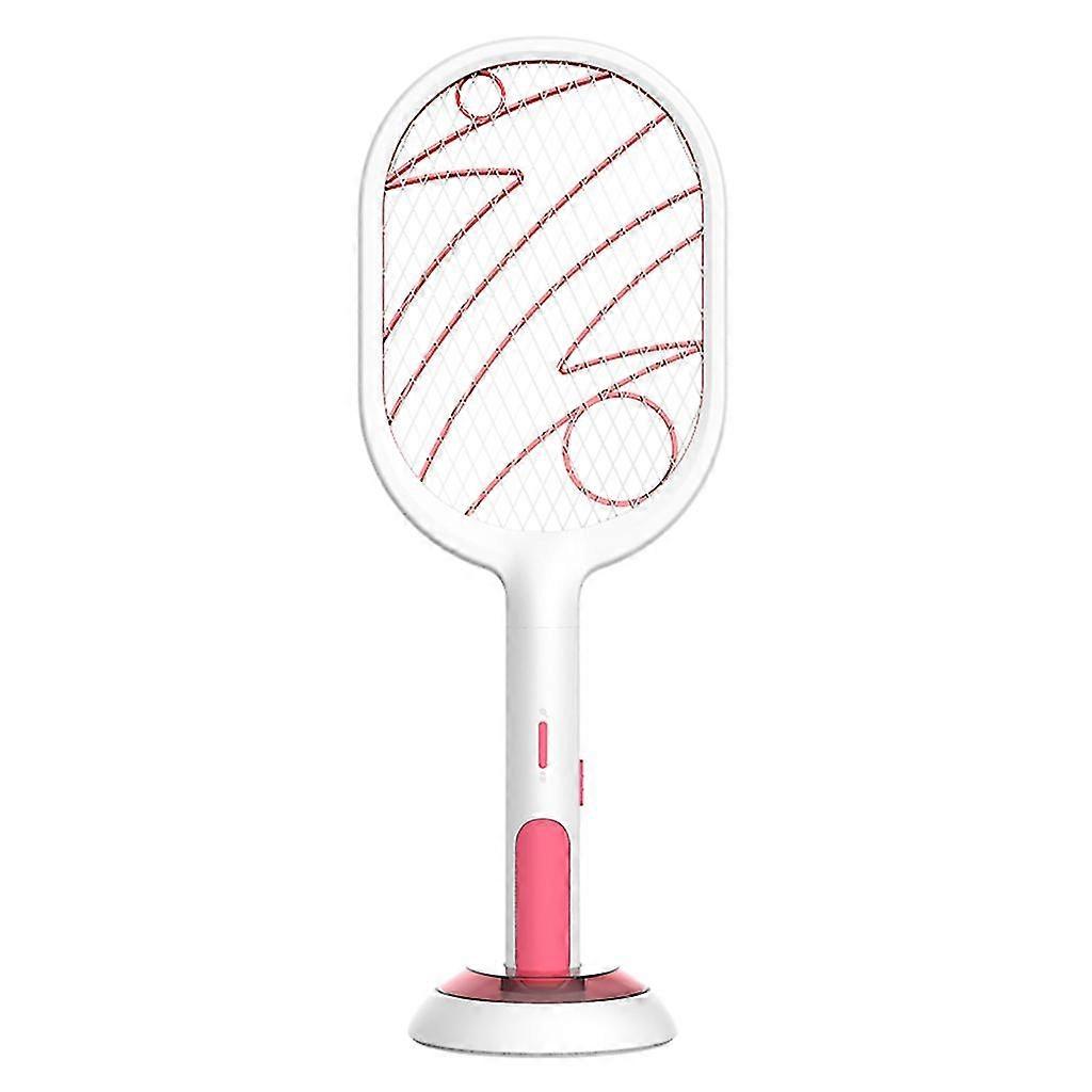 Swatter Fryer Flies Cordless Usb Charging Bug Zapper Insects Racket Home Bug