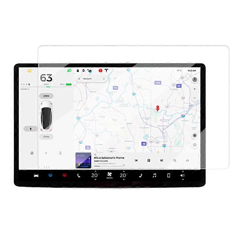 Masque INF Tesla, verre trempé de 0,33 mm