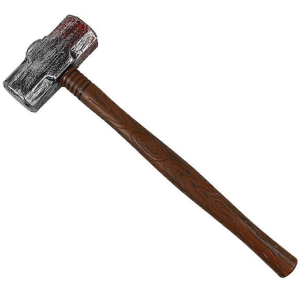Adults Toys Plastic Halloween Prop Simulation Hammer Plastic Hammer Prop Cosplay Thunder Hammer