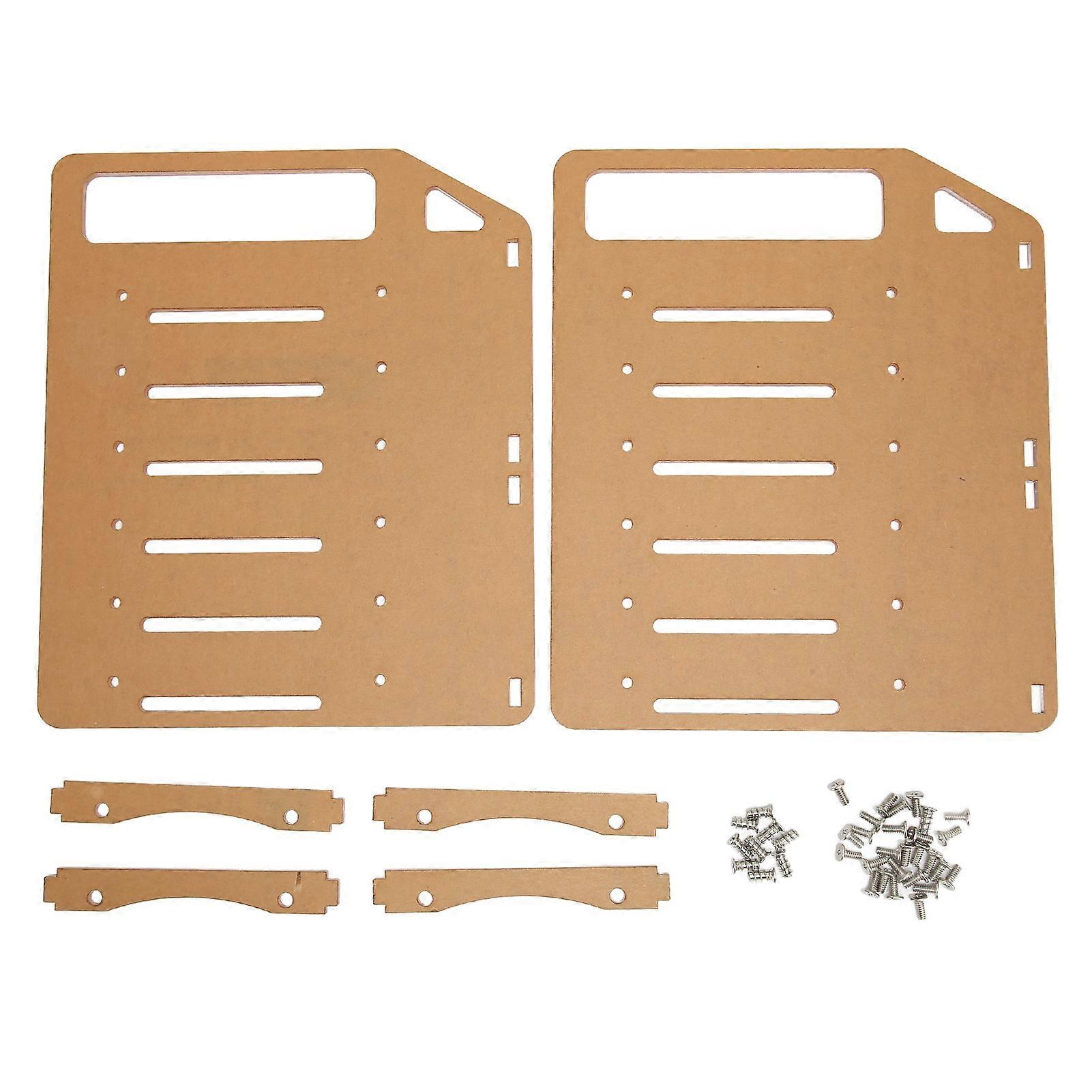 DIY Hard Drive Bracket Multi Layer Accurate Mounting Hole DIY Acrylic Hard Disk Rack for Desktop 6 Layers