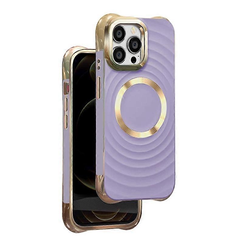 iPhone 16 - Compatible MagSafe Circle Glam Mag Shell Violet
