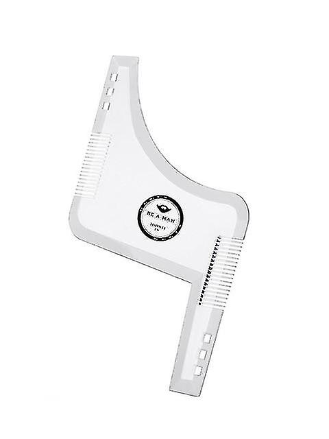 Fashion Beard Styling Template Comb - Mustache Symmetry Trimming Stencil
