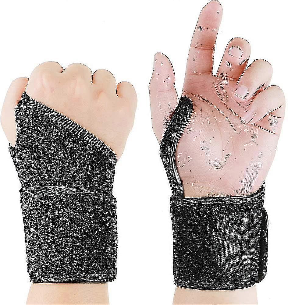 2pack handledsstödstöd, justerbart handledsband ger handstöd för handleden