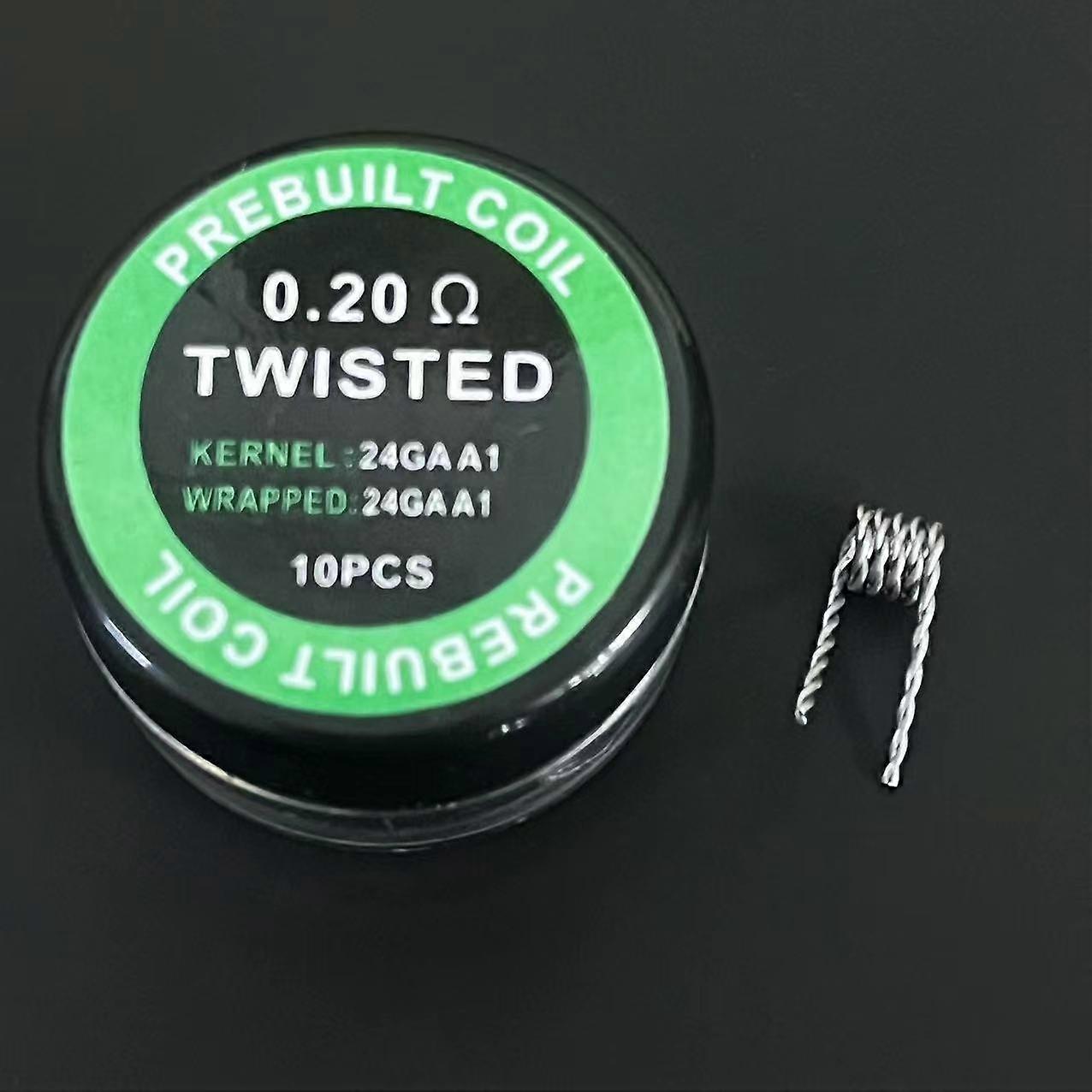 DL RDL 3mm Spiral ID PreBuilt Fused Clapton Coils Alien Twisted Resistance Coil KA1/A1/SS316L/NI80 Heating Wire Disassembly Tool