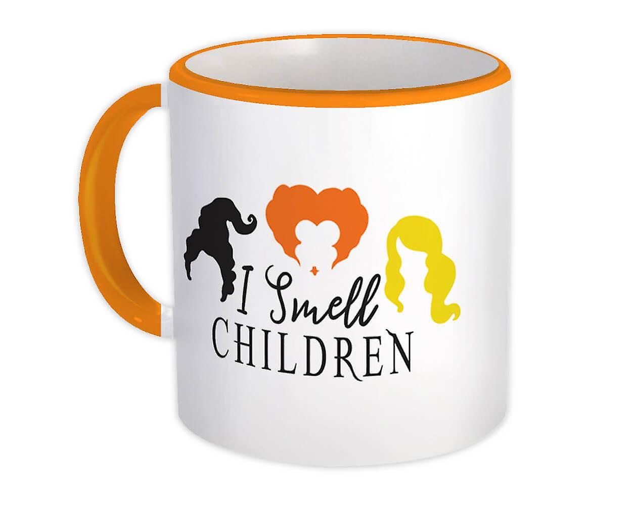 Presentmugg: Jag luktar barn Halloween Sanderson