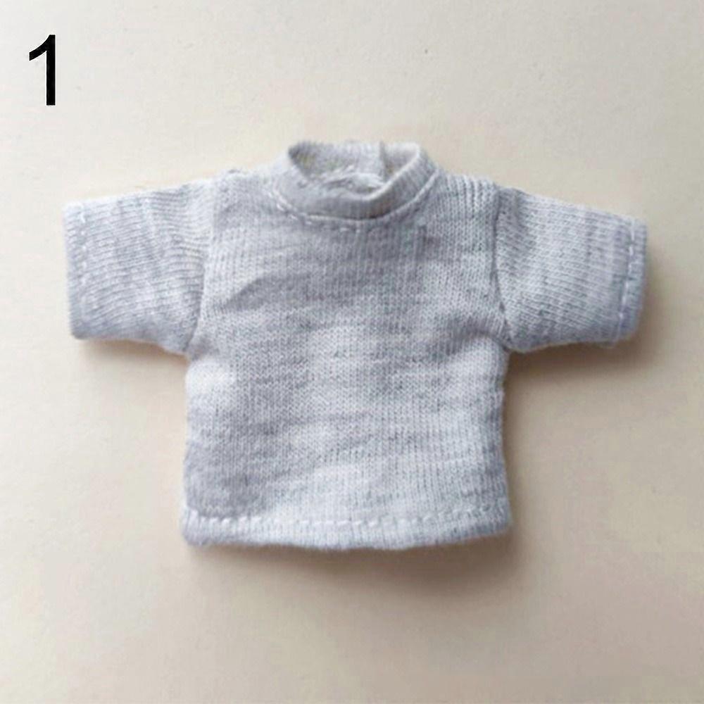 Obitsu11 Clothes Fashion Suspender Pants Casual Overalls Candy Color Knitted Tops For OB11 Dolls Accessories Kids Toys