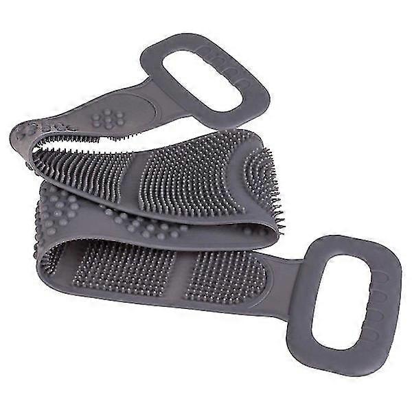 Back Scrubber Silicone - Massage Scrubber gray
