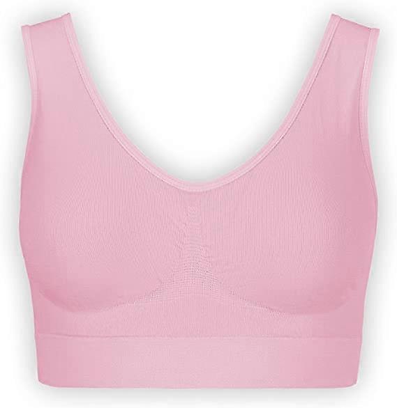 Women's Wireless Bras,Seamless and Hookless Comfort Everyday Bra L