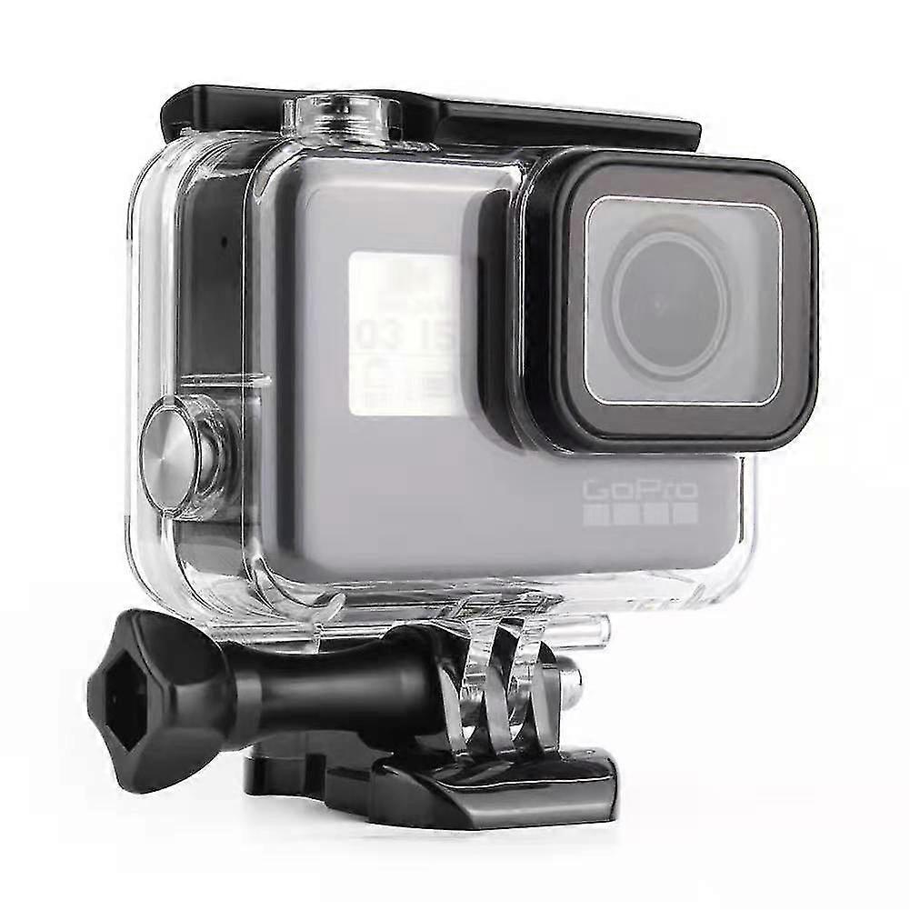 מארז דיור עמיד למים עבור Gopro Hero7/6/5 שחור, מעטפת מארז צלילה מתחת למים