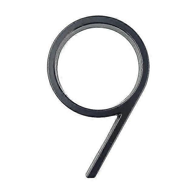 Black House Number And Letter 5 Inch 12.5cm High