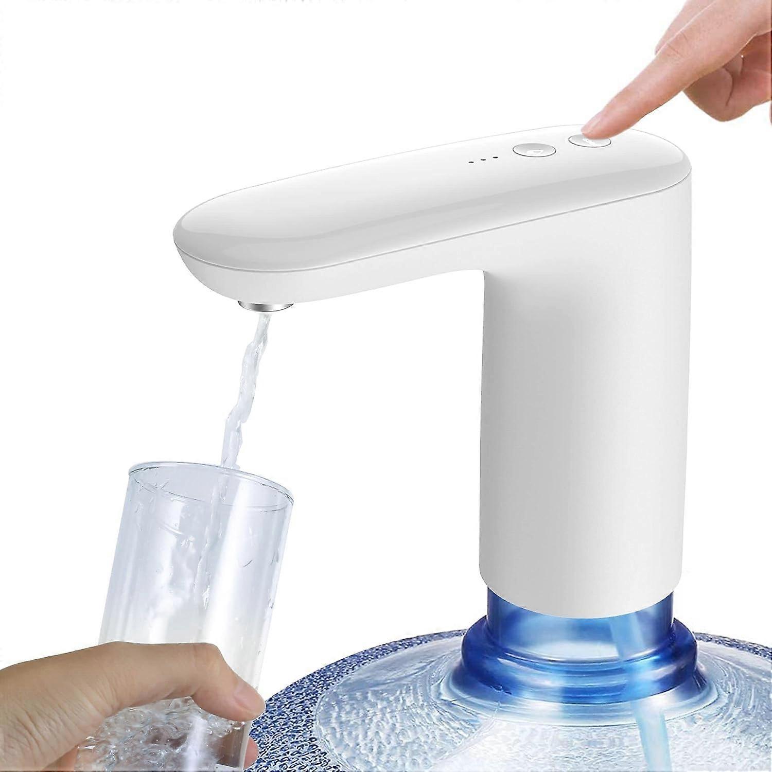 Vattenpump - Dricksvattenpump, USB-laddningspump för flaskvatten, Automatisk vattenflaskpump