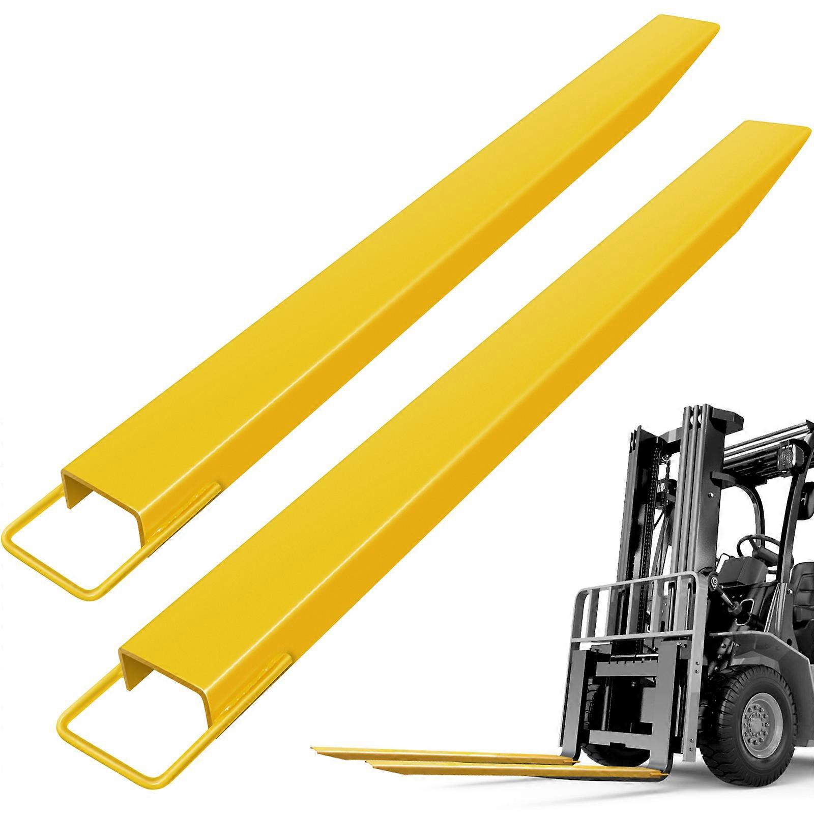 Pallet Fork Extensions Forklift Extensions 96x5.8inch for Forklift  Truck Loaders