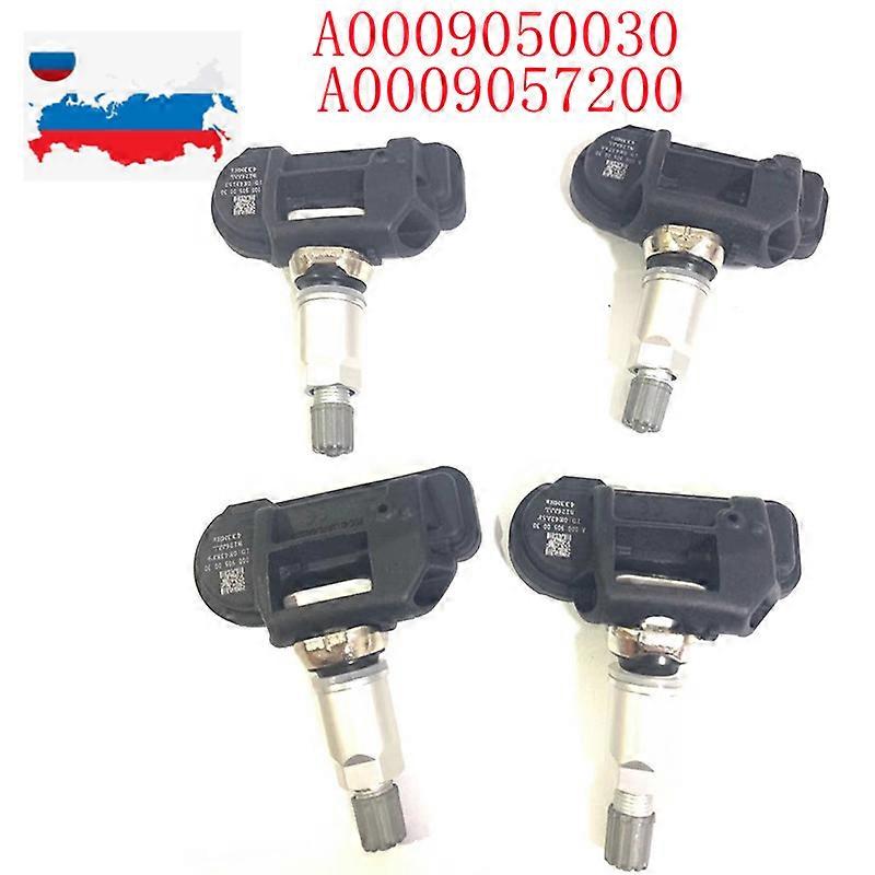 4pcs 433mhz A0009050030 TPMS Tire pressure Sensor For Mercedes Smart C E S CL CLA CLS A0009050030Q03 A0009054100 A0009057200