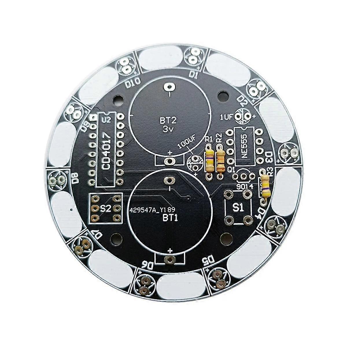 Lucky Turntable LED Light DIY Electronic Kit Welding Project Training Module DIY Kit for Learning Training,DIY Kit