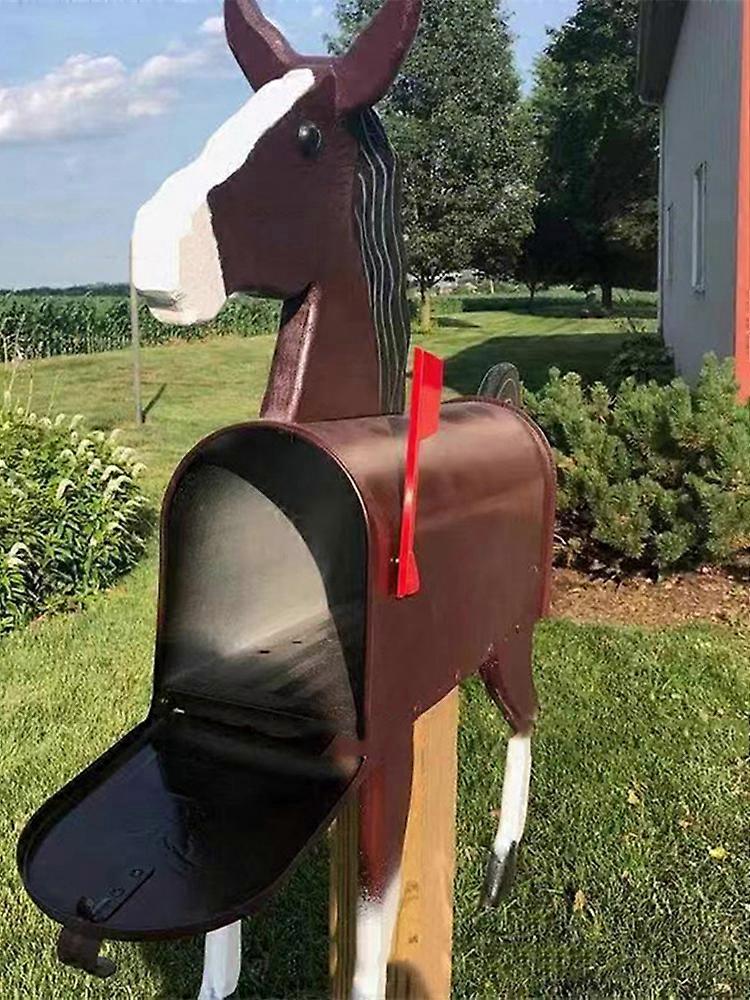 Unique Horse Cow Mailbox, Handmade Custom Weatherproof Mailbox Sculptures, Creative Personalized Mailbox