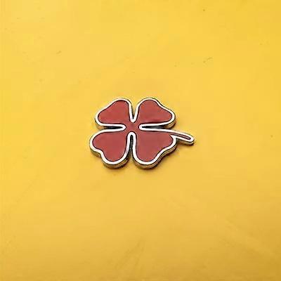 3D Metal Car Sticker Green Lucky Four Leaf Clover Fender Front Grille Emblem For Alfa Romeo 4C 8C Rear Trunk Badge Accessories