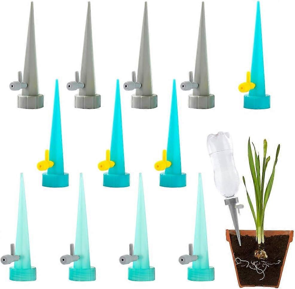 12 automatic plant irrigation, drip irrigation kits, drip bottles, adjustable automatic plant irrigation