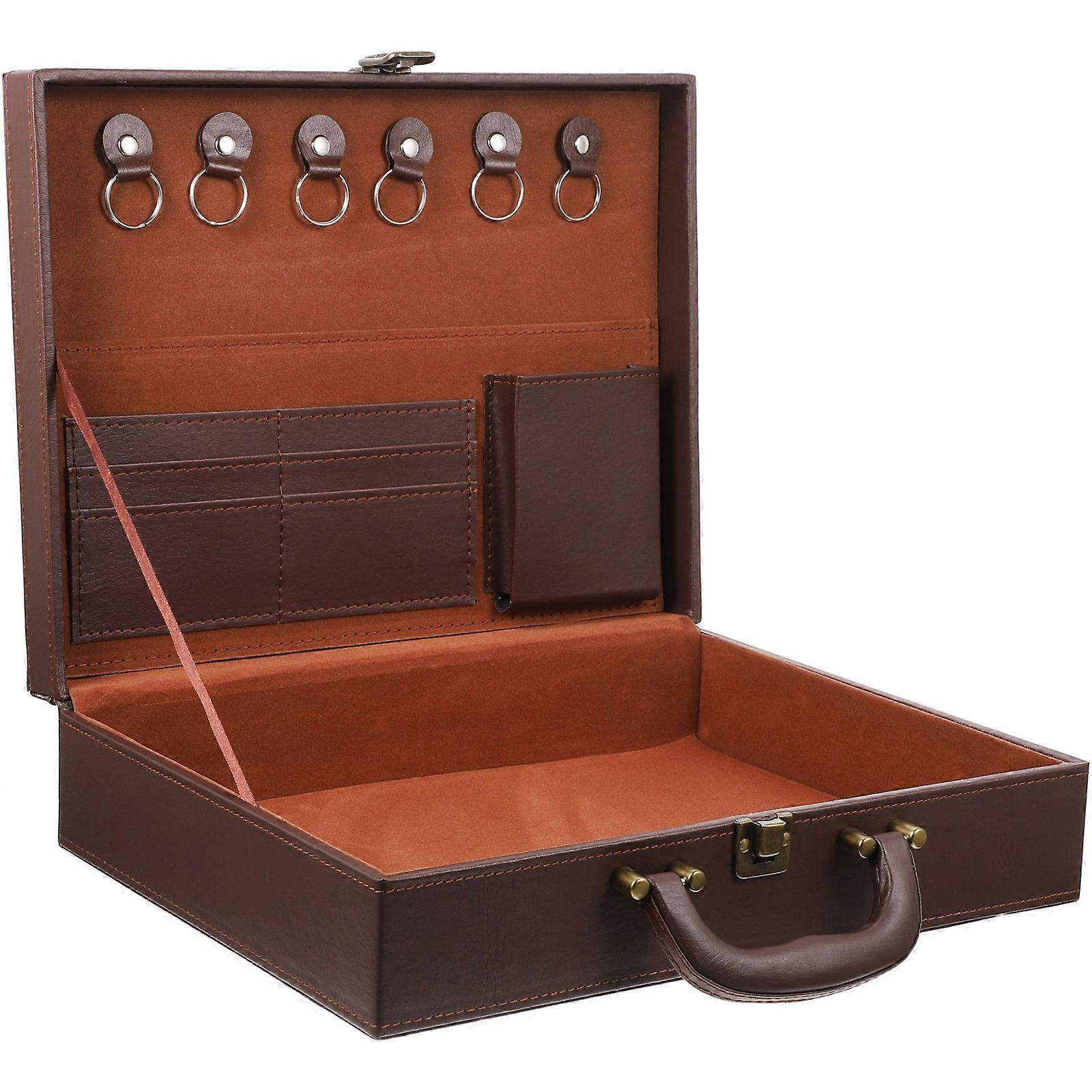 Handheld Storage Holder Real Estate Storage Box Document Organizer Document Case