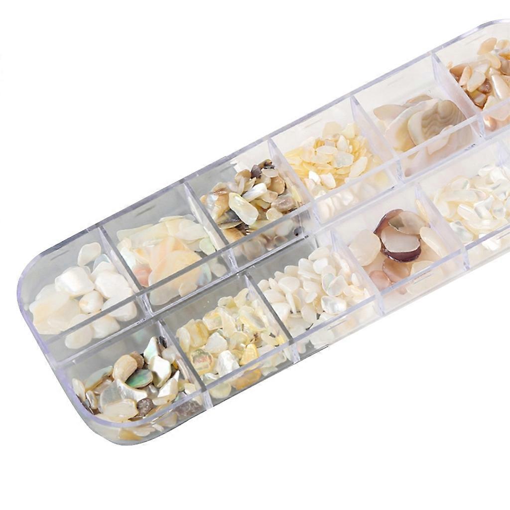 Nail Sequins Colorful Sea Shells Slice Nail Flakes Nail Decorations DIY Crafting