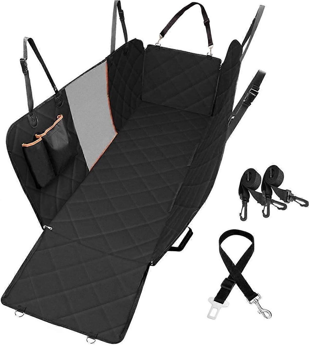 Car Trunk Protector for Dogs - Universal Car Trunk Waterproof, Non-Slip and Scratch Resistant, 4 Layers, Durable Trunk Protector Mat with Side and Loa