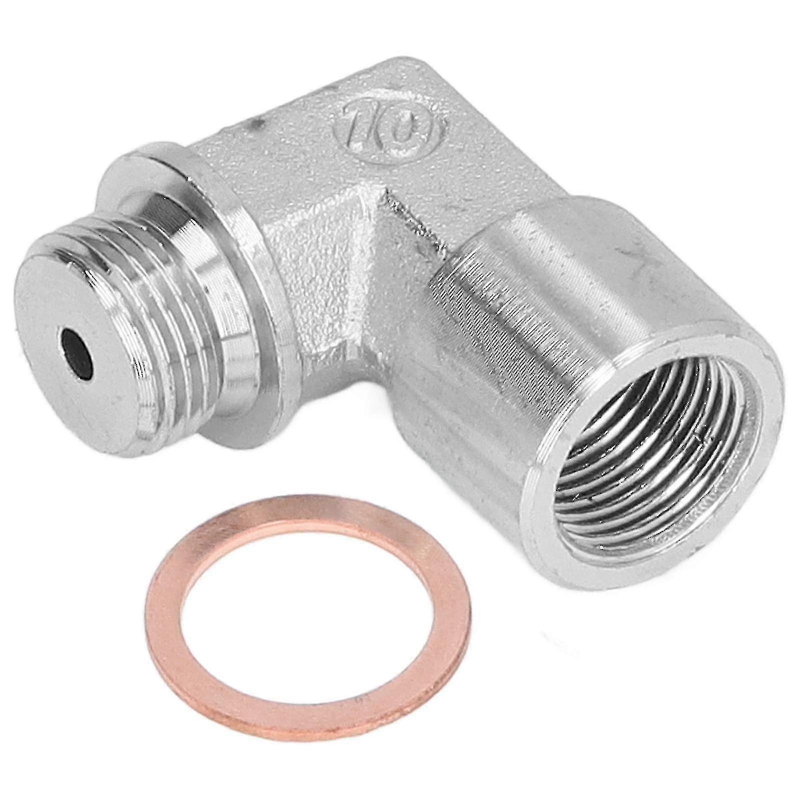 Oxygen Sensor Extender Spacer 90 Angled O Sensor Extension Gasket Fitting M18x1.5 Thread