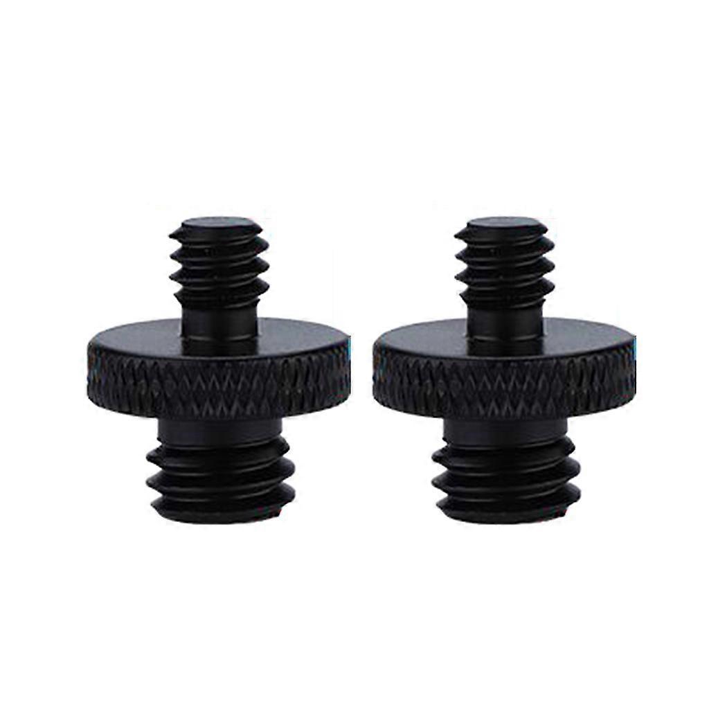 2 vis filetées mâles 1/4"-20 vers M4 M5 M6 M8 M10 pour trépied