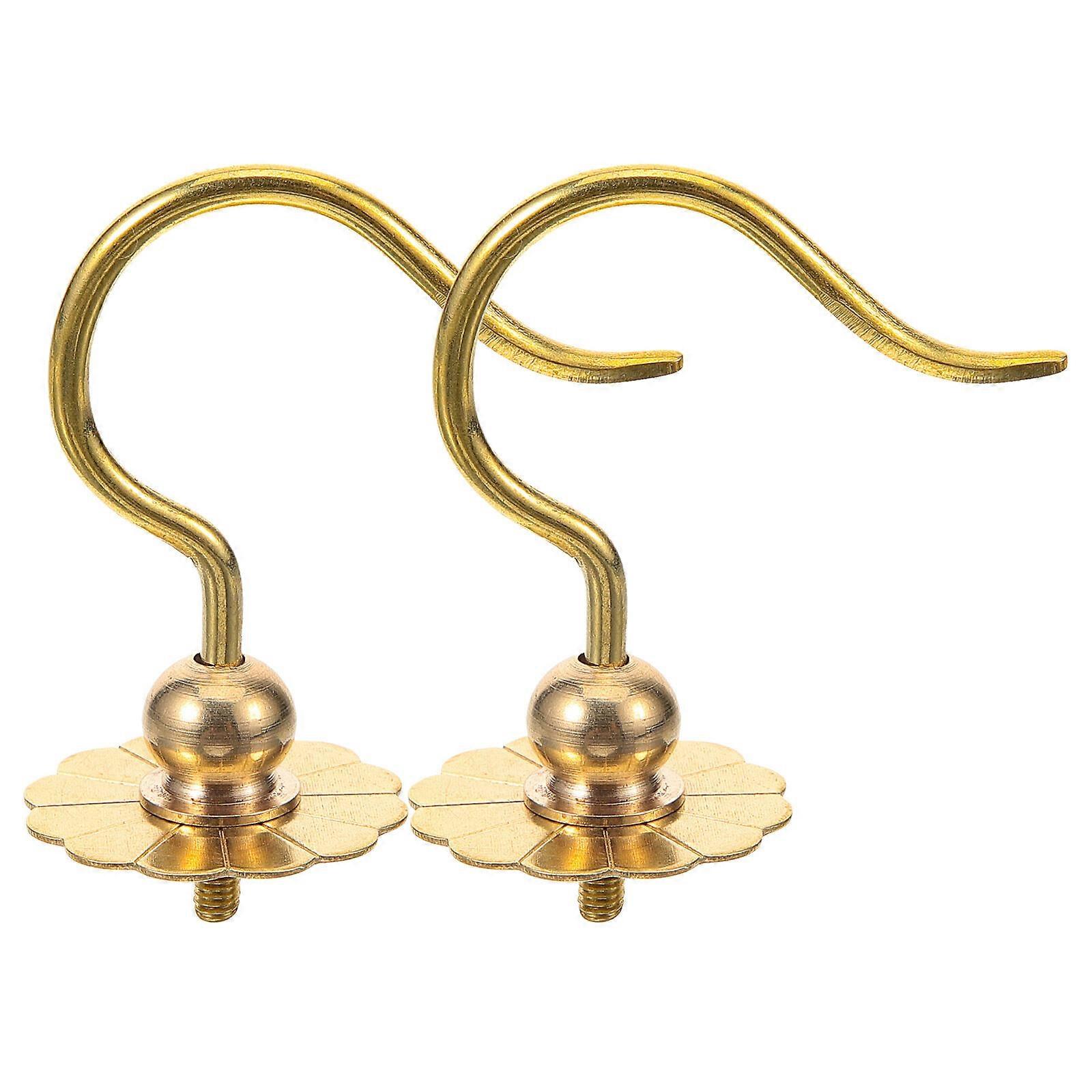 2pcs Birdcage Hook Decorative Cricket Cage Hook Pet Cage Hanging Hook Bird Cage Hanger