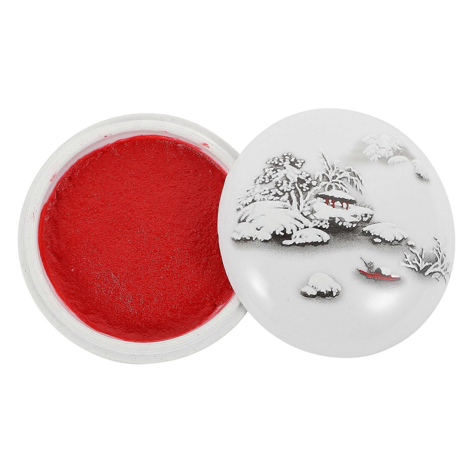 Fingerprint Ink Stamping Ink Paste Epoxy Resin Color Pigment Calligraphy Ink Pad