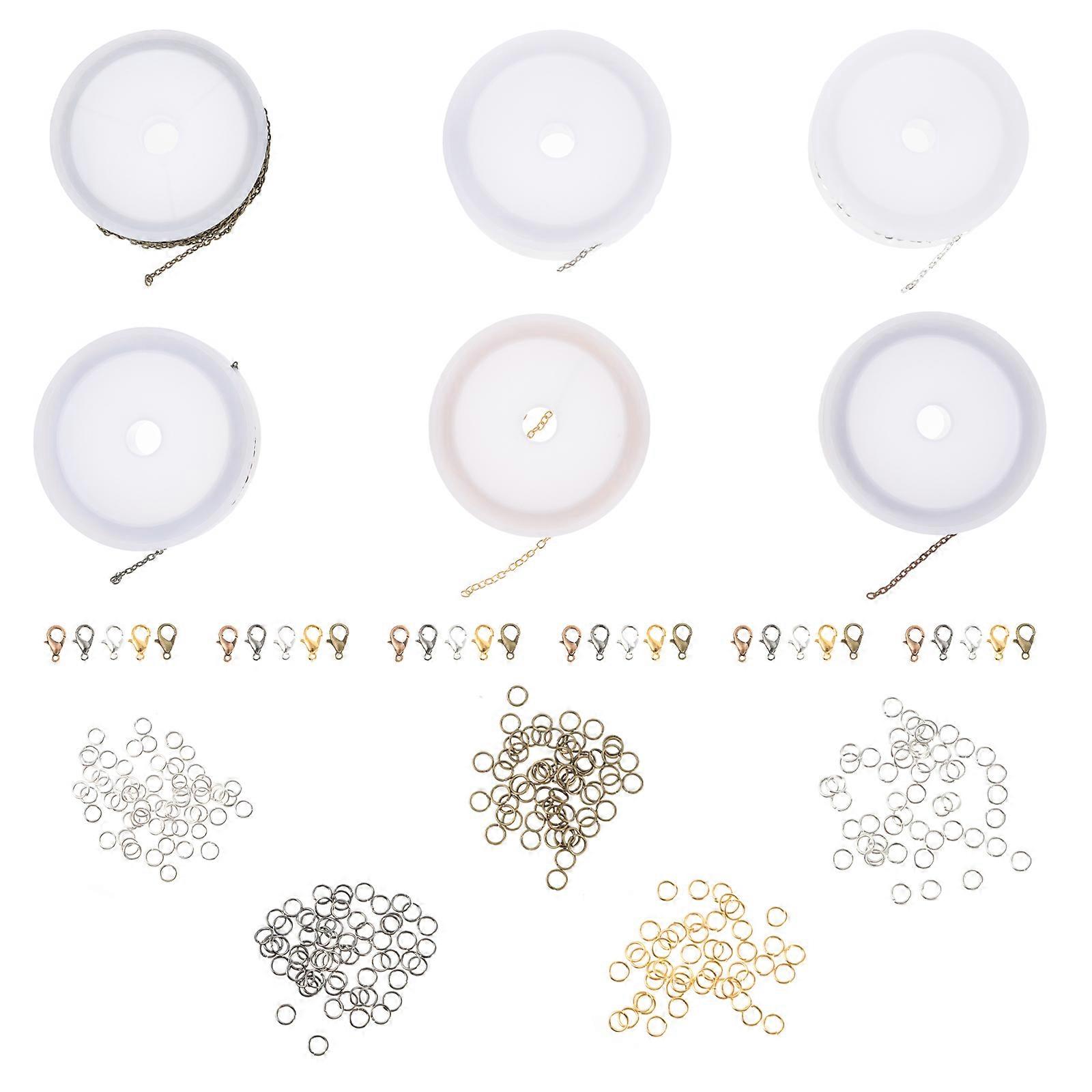 1 set of DIY Craft Jewelry Making Tools Lobster Claw Clasps Open Jump Rings