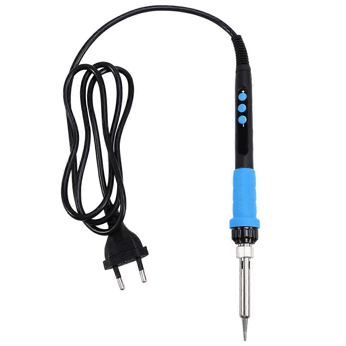 90W Internal Heating Electric Soldering Iron LED Digital Display with Switch Temperature Control Bl