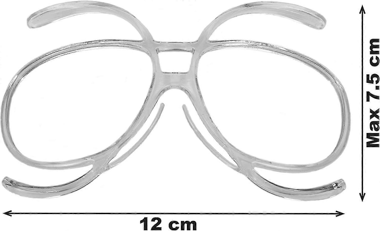 Universal Ski And Snowboard Goggles Prescription Adaptor. Optical Insert For Glasses Wearers That Fits Inside Any Brand Of Adult Snow Goggles. For Men